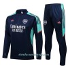 Sudadera De Entrenamiento Trajes Arsenal Cremallera De Cuarto 2022-23 Verde Azul - Hombre